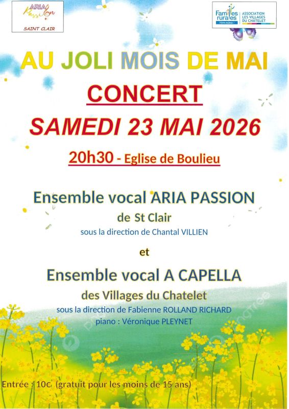 concert au joli mois de mai
