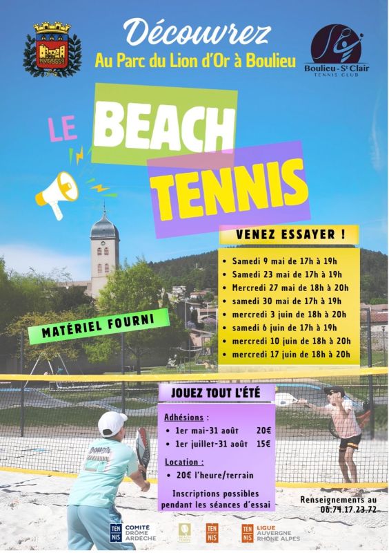découverte du Beach tennis 