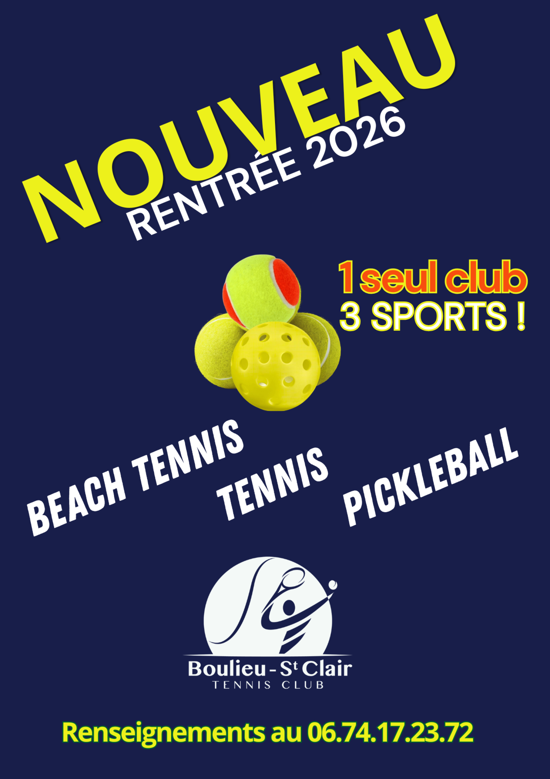 rentrée tennis club 