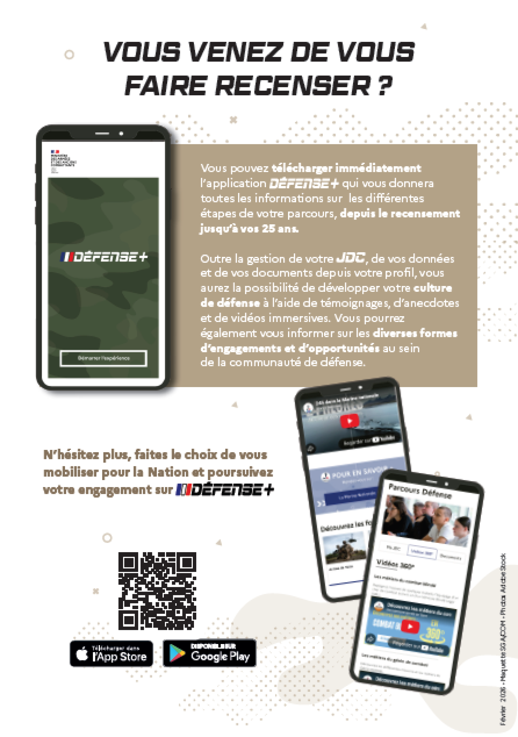 Nouvelle appli Défense +