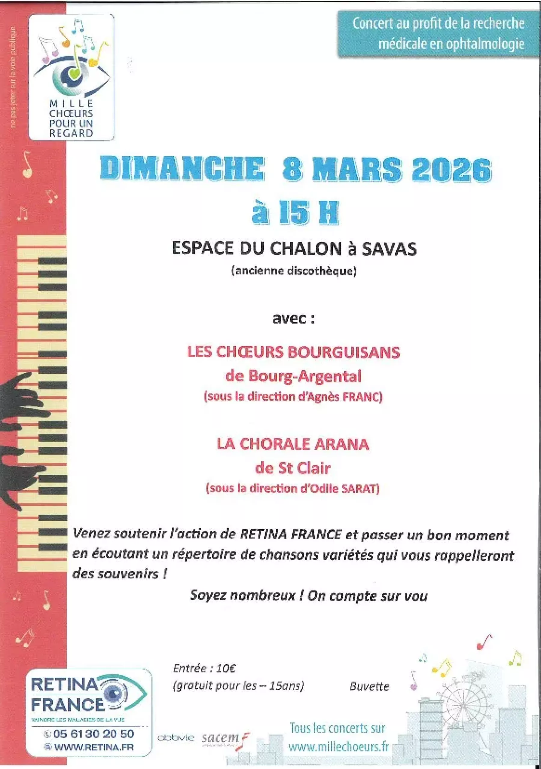 Mille choeurs pour un regard