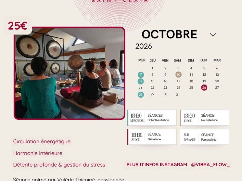 Nouvelle association à Saint-Clair Vibra _flow_