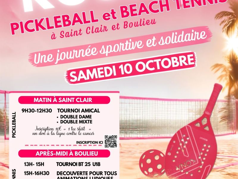 Journée Sportive et Solidaire du Tennis Club Boulieu/Saint-Clair