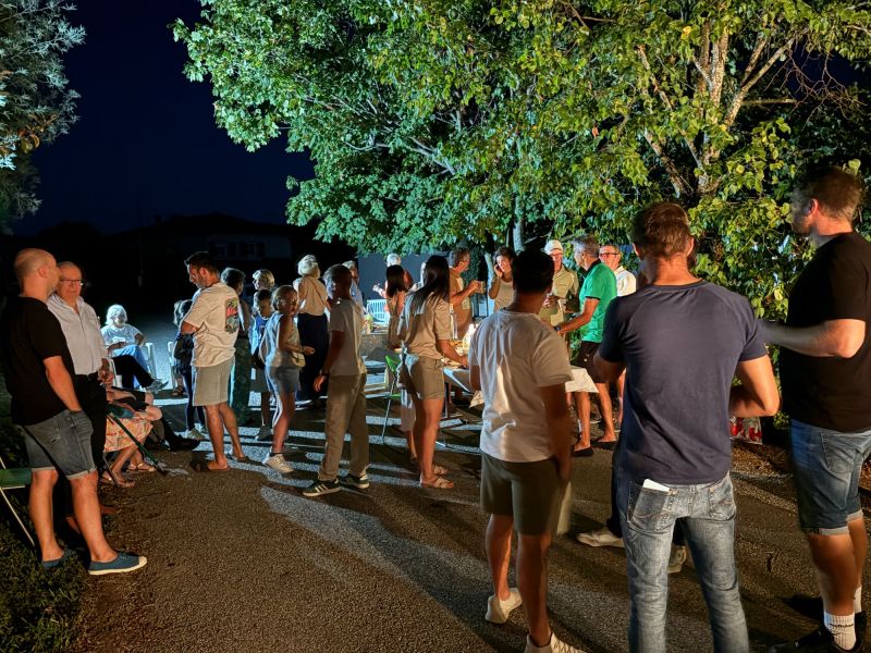 petit mot sur une fête des voisins sympa à St Clair