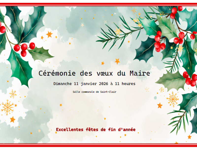 Cérémonie des Voeux