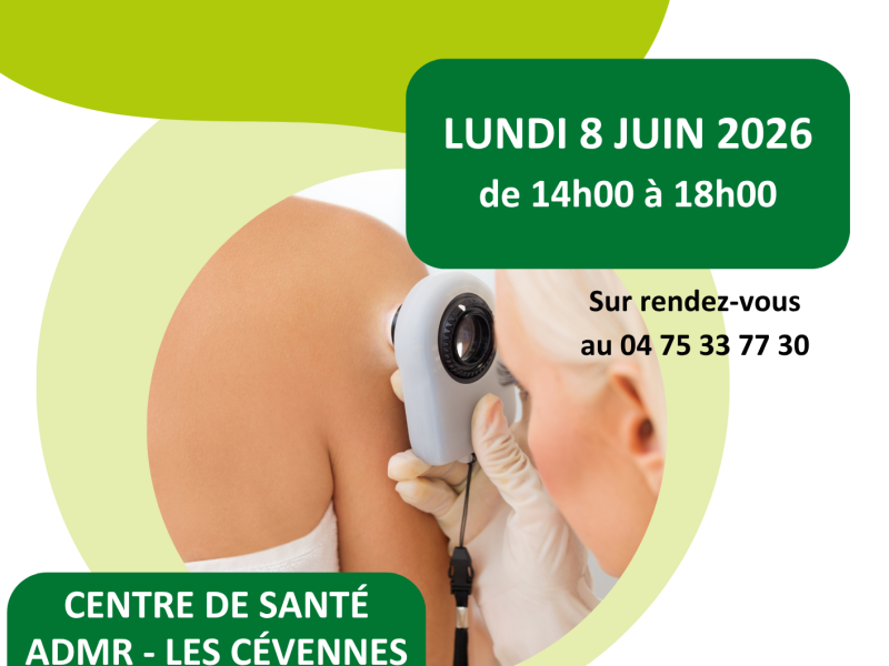 Journée de sensibilisation et dépistage des cancers cutanés