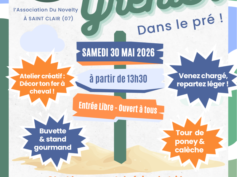 Vide Grenier dans le pré !