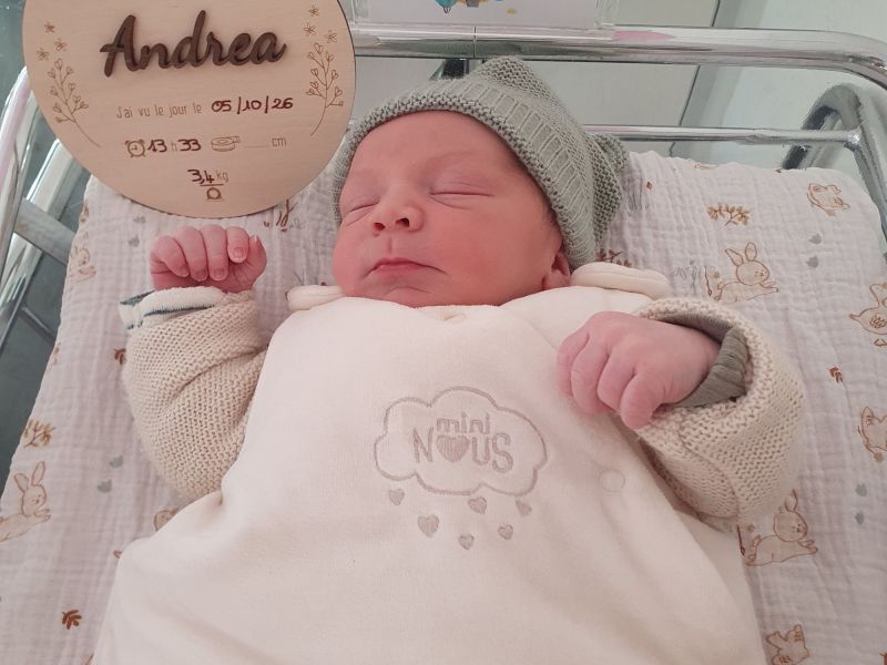 Naissance d'Andrea USCLADE