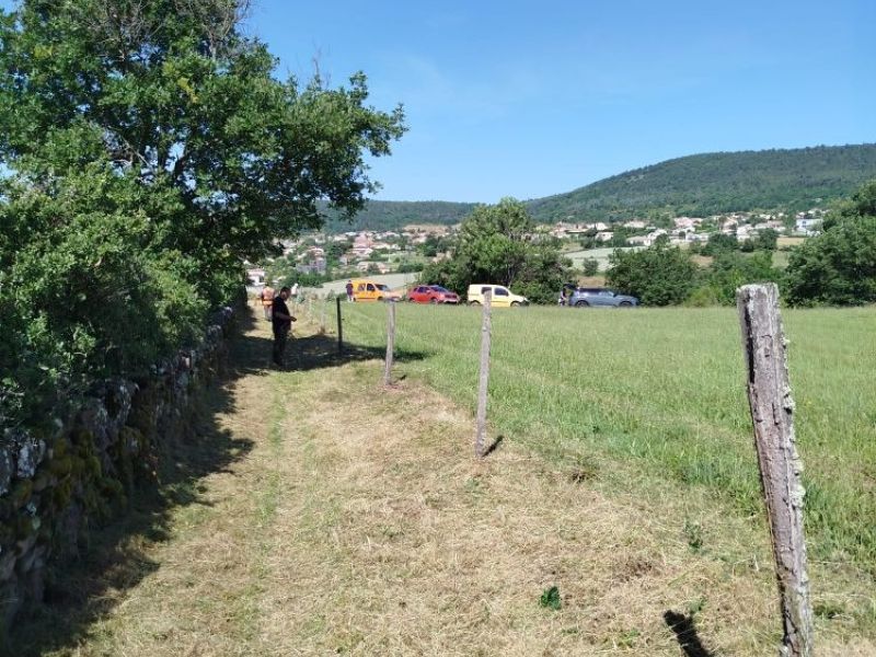 Réouverture de sentiers recouverts par la végétation