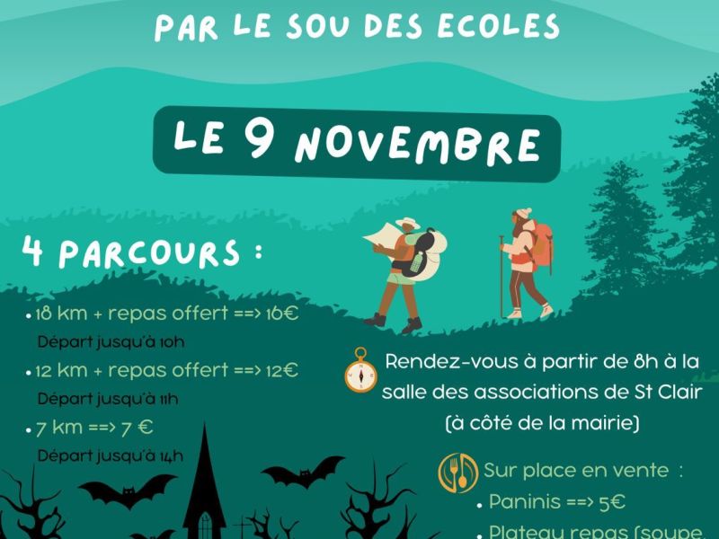Marche d'Halloween à Saint-Clair
